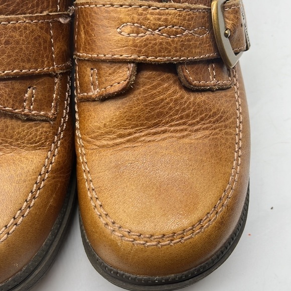 Eddie Moran Brown leather monk Show Sz 6.5 em304. MCL0995B - Picture 10 of 11